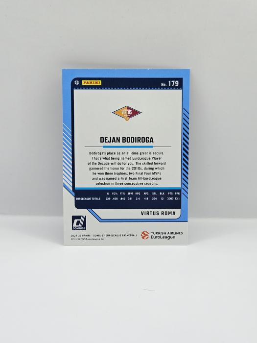 24-25 PANINI DONRUSS EUROLEAGUE  DEJAN BODIROGA SILVER LASER 105/149
