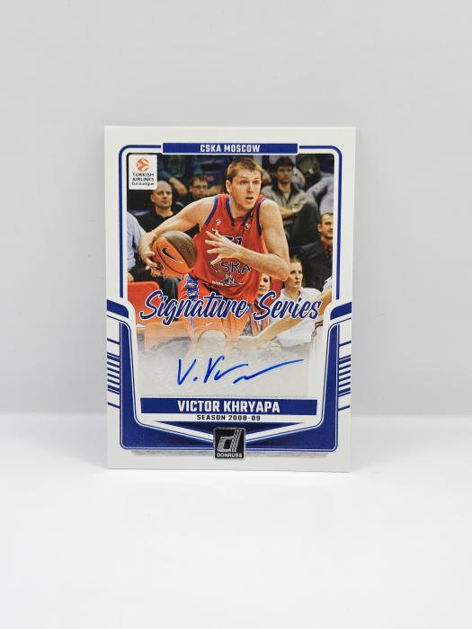 24-25 PANINI DONRUSS EUROLEAGUE VICTOR KHRYAPA ''SIGNATURE SERIES''