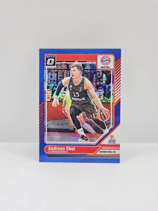 24-25 PANINI DONRUSS OPTIC EUROLEAGUE ANDREAS OBST BLUE 04/49