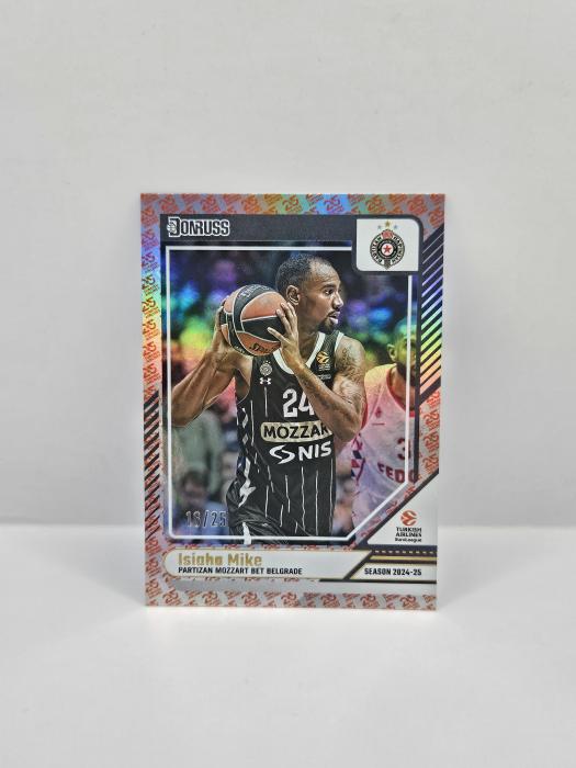 24-25 PANINI DONRUSS EUROLEAGUE ISIAHA MIKE ''25TH ANNIVERSARY'' 16/25