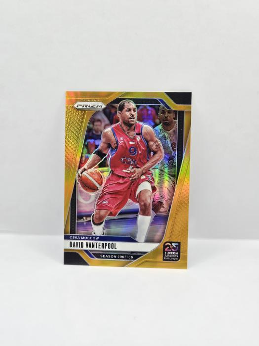 24-25 PANINI PRIZM EUROLEAGUE DAVID VANTERPOOL GOLD 02/10