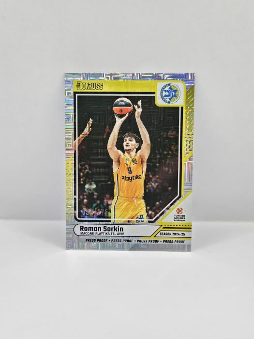 24-25 PANINI DONRUSS EUROLEAGUE ROKAS JAKUBAITIS PURPLE PRESS PROOF 133/275