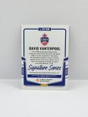 24-25 PANINI DONRUSS EUROLEAGUE  DAVID VANTERPOOL ''SIGNATURE SERIES'' RED LASER 09/99