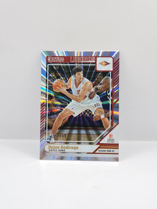 24-25 PANINI DONRUSS EUROLEAGUE  DEJAN BODIROGA SILVER LASER 105/149