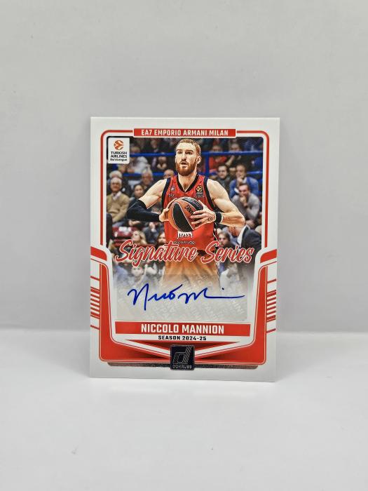 24-25 PANINI DONRUSS EUROLEAGUE NICOLO MANNION ''SIGNATURE SERIES''