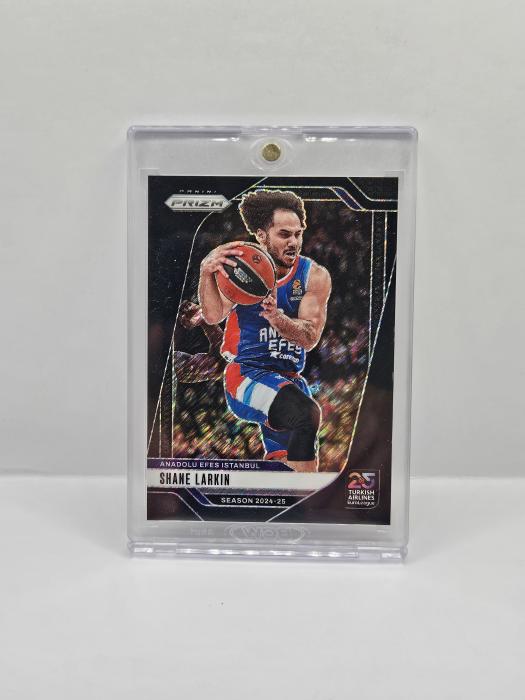 24-25 PANINI PRIZM EUROLEAGUE SHANE LARKIN BLACK SHIMMER 1/1