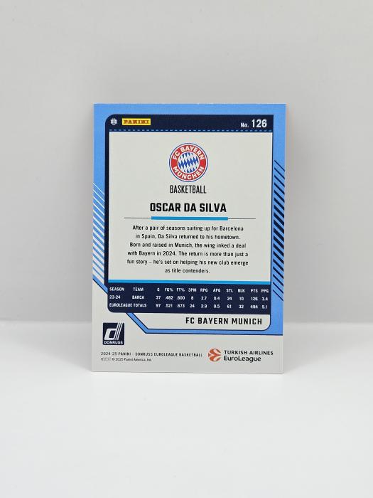 24-25 PANINI DONRUSS EUROLEAGUE OSCAR DA SILVA ORANGE LASER 17/75