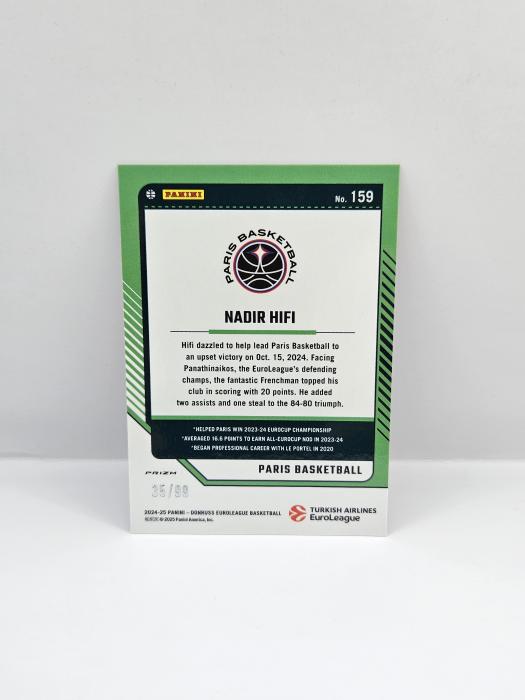 24-25 PANINI DONRUSS OPTIC EUROLEAGUE PARIS BASKETBALL NADIR HIFI RED 35/99