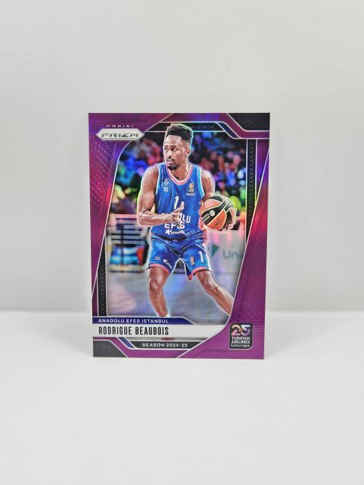 24-25 PANINI PRIZM EUROLEAGUE RODRIGUE BEAUBOIS PURPLE 33/99