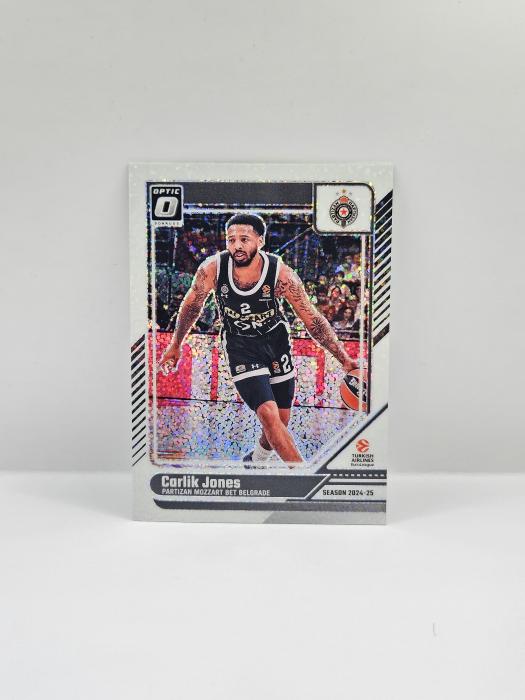24-25 PANINI DONRUSS EUROLEAGUE CARLIK JONES WHITE SPARKLE
