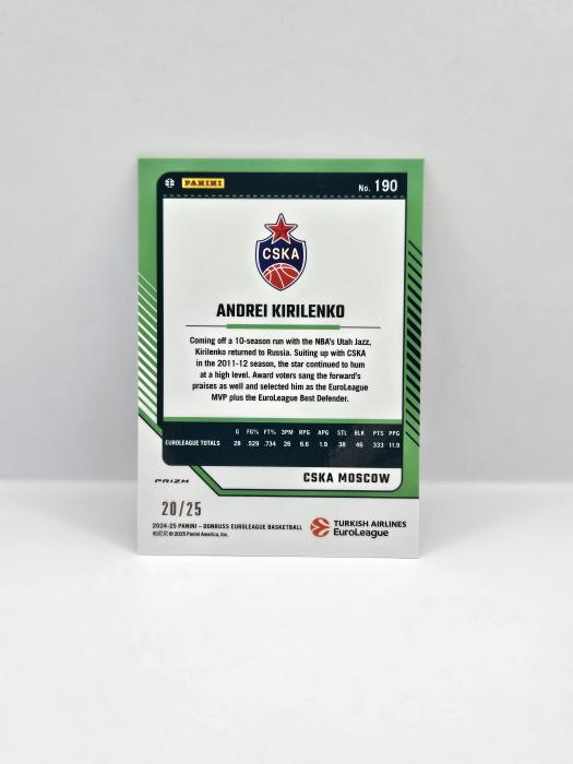 24-25 PANINI DONRUSS EUROLEAGUE OPTIC ANDREI KIRILENKO 25TH ANNIVERSARY 20/25