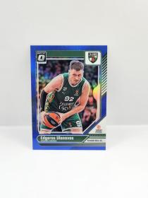 24-25 PANINI DONRUSS OPTIC  EUROLEAGUE ZALGIRIS EDGARAS ULANOVAS BLUE 08/49