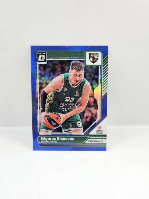 24-25 PANINI DONRUSS OPTIC EUROLEAGUE ZALGIRIS EDGARAS ULANOVAS BLUE 08/49