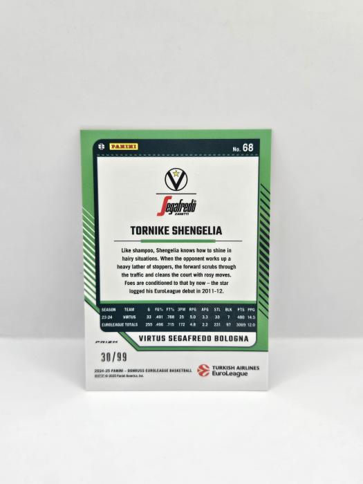 24-25 PANINI DONRUSS OPTIC EUROLEAGUE VIRTUS BOLOGNA TORNIKE SHENGELIA RED 30/99