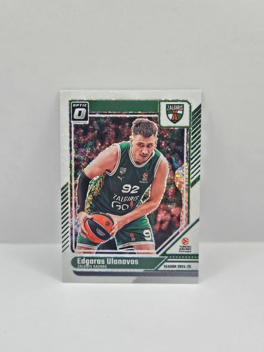 24-25 PANINI DONRUSS EUROLEAGUE ZALGIRIS EDGARAS ULANOVAS WHITE SPARKLE