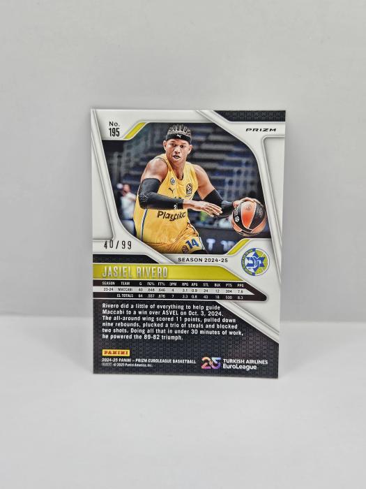 24-25 PANINI PRIZM EUROLEAGUE JASIEL RIVERO PURPLE 40/99