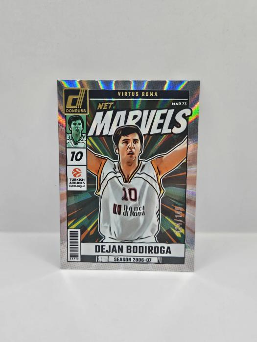 24-25 PANINI DONRUSS EUROLEAGUE DEJAN BODIROGA ''NET MARVELS'' SILVER LASER 134/149 