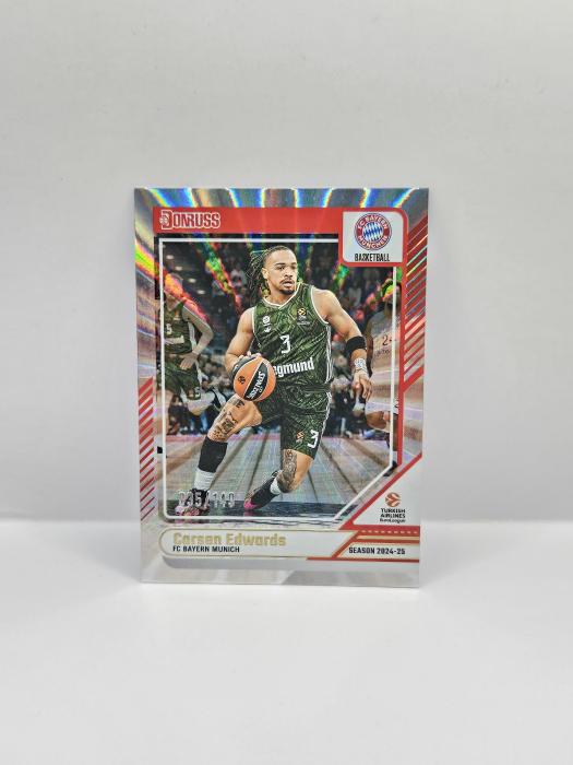 24-25 PANINI DONRUSS EUROLEAGUE CARSEN EDWARDS SILVER LASER 035/149