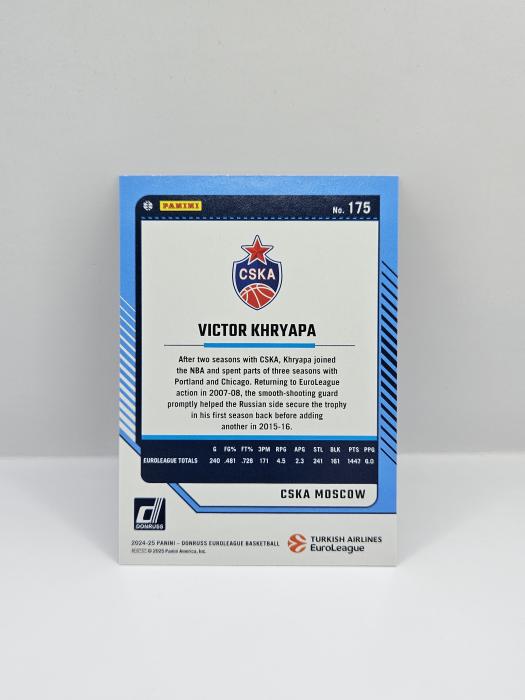 24-25 PANINI DONRUSS EUROLEAGUE VICTOR KHRYAPA SILVER LASER ''127/149