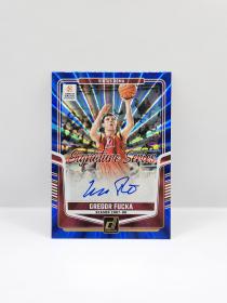 24-25 PANINI DONRUSS EUROLEAGUE GREGOR FUCKA ''SIGNATURE SERIES'' BLUE LASER 08/49