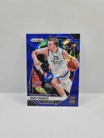 24-25 PANINI PRIZM EUROLEAGUE DUSKO SAVANOVIC BLUE CRACKED ICE 099/125