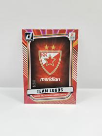 24-25 PANINI DONRUSS EUROLEAGUE CRVENA ZVEZDA ''TEAM LOGO'' RED LASER 29/75