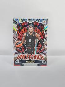 24-25 PANINI DONRUSS EUROLEAGUE PARIS BASKETBALL TJ SHORTS ''UNLEASHED'' SILVER LASER 022/149