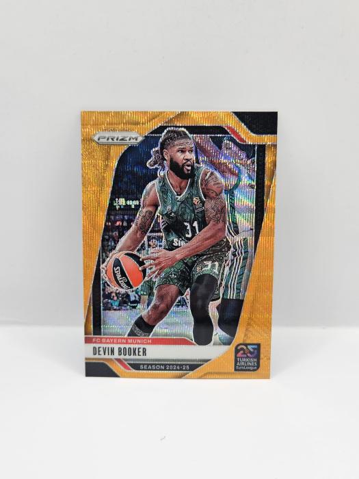 2024-25 PANINI PRIZM EUROLEAGUE DEVIN BOOKER ORANGE WAVE 20/60