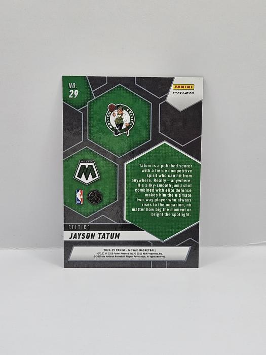 2024-25 PANINI MOSAIC BASKETBALL JAYSON TATUM ''MONTAGE'' MOSAIC PARALLEL 