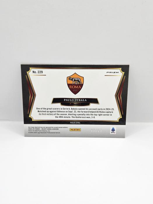2024-25 PANINI SELECT SERIE A PAULO DYBALA TIE-DYE 08/25 FIELD LEVEL