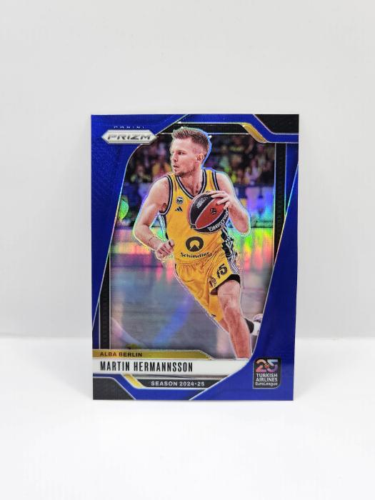 2024-25 PANINI PRIZM EUROLEAGUE MARTIN HERMANNSSON BLUE 003/199