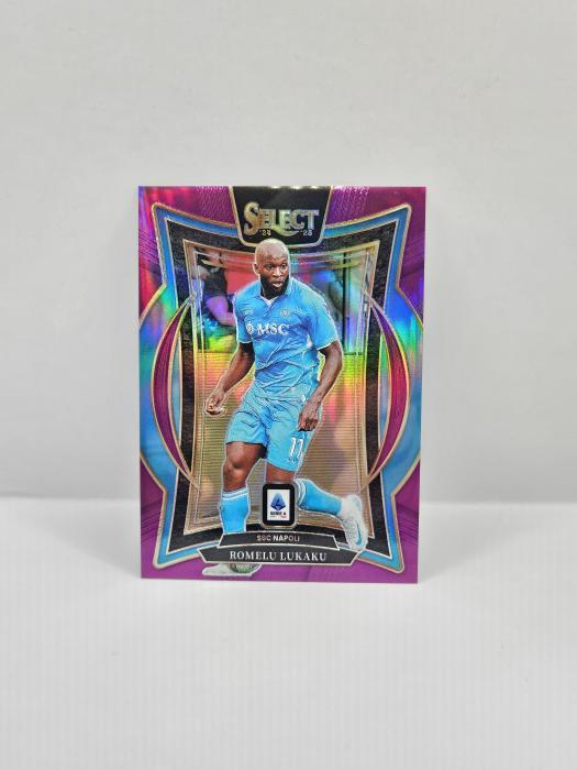 2024-25 PANINI SELECT SERIE A ROMELU LUKAKU PURPLE 15/49  TERRACE LEVEL