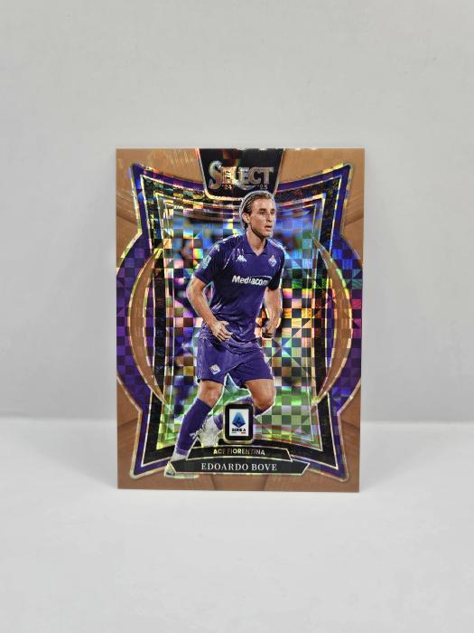 2024-25 PANINI SELECT SERIE A EDOARDO BOVE BRONZE CHECKER 20/45