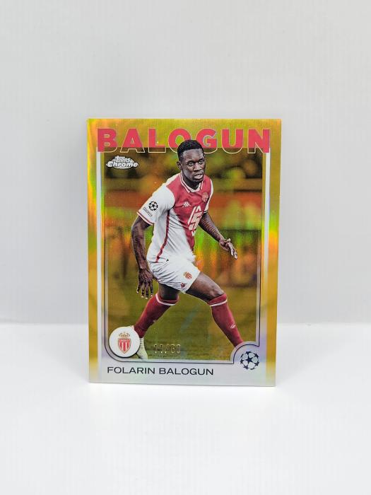 2024/25 TOPPS CHROME UEFA CLUB COMPETITIONS FOLARIN BALOGUN 11/50