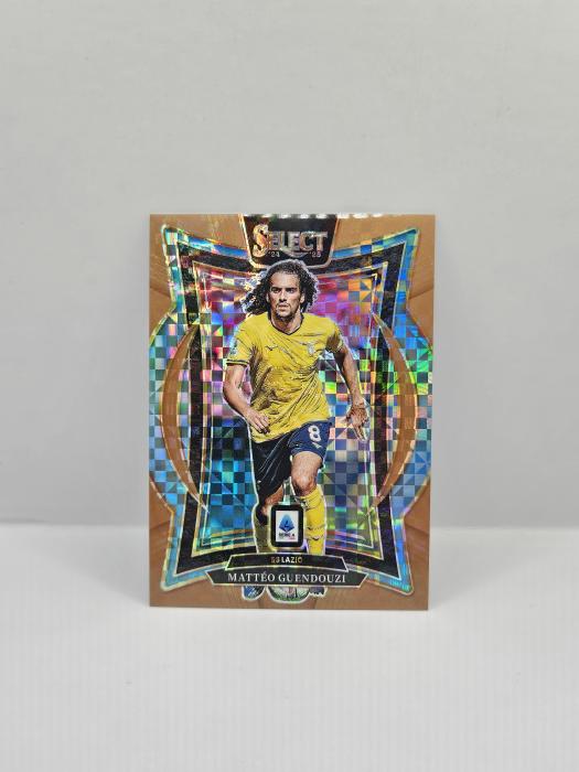 2024-25 PANINI SELECT SERIE A MATTEO GUENDOUZI BRONZE CHECKER 10/45  TERRACE LEVEL