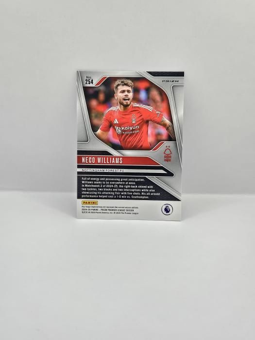 2024/25 PANINI PRIZM EPL NECO WILLIAMS LASER 
