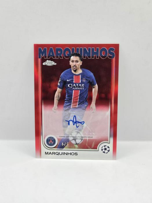 2024/25 TOPPS CHROME UEFA CLUB COMPETITIONS MARQUINHOS 4/5