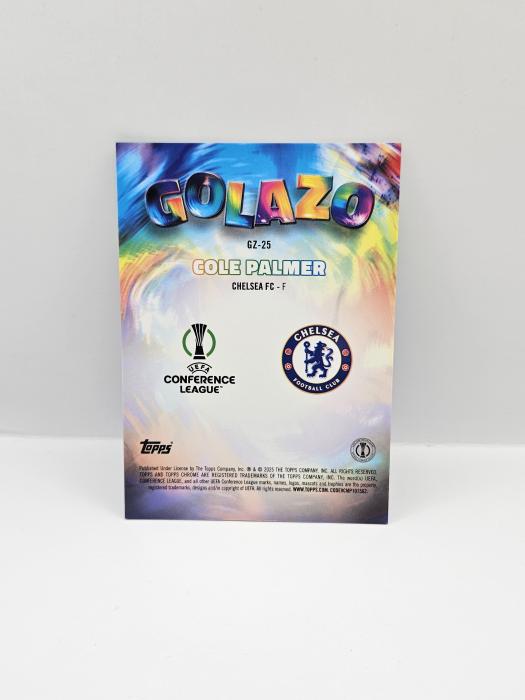 2024/25 TOPPS CHROME UEFA CLUB COMPETITIONS COLE PALMER ''GOLAZO'' 122/199