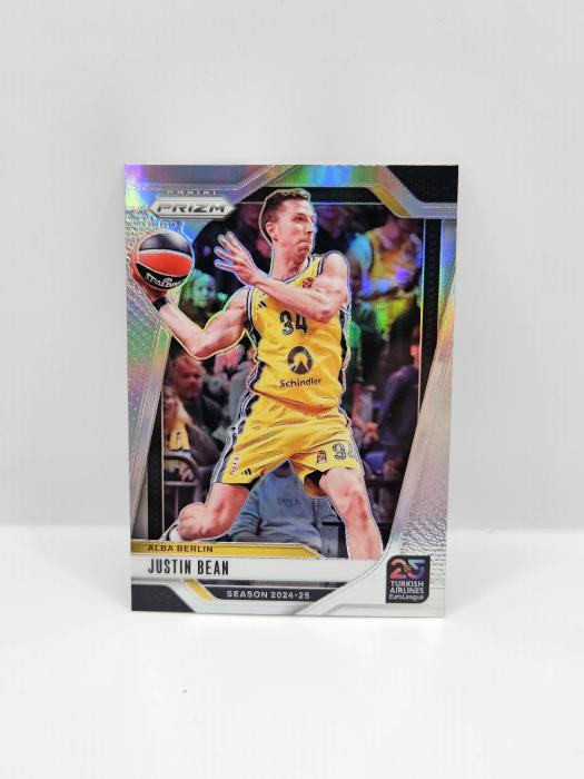 2024-25 PANINI PRIZM EUROLEAGUE JUSTIN BEAN SILVER 