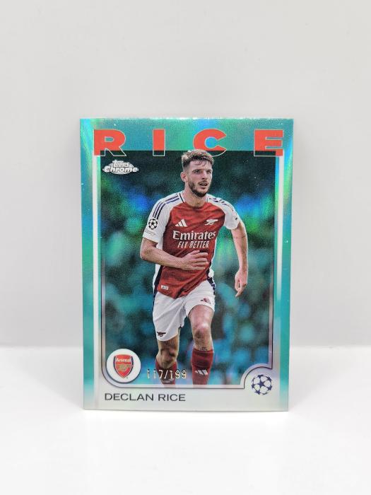 2024/25 TOPPS CHROME UEFA CLUB COMPETITIONS DECLAN RICE 117/199