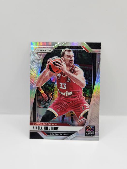2024-25 PANINI PRIZM EUROLEAGUE NIKOLA MILUTINOV SILVER