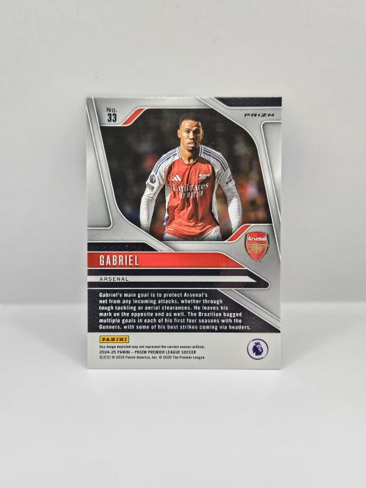 2024/25 PANINI PRIZM EPL GABRIEL CRACKED ICE 