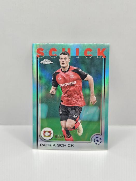 2024/25 TOPPS CHROME UEFA CLUB COMPETITIONS PATRIK SCHICK 053/199