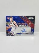 PANINI PRIZM ''FASTBREAK ROOKIE AUTOGRAPHS'' PELLE LARSSON BLUE FASTBREAK 30/49