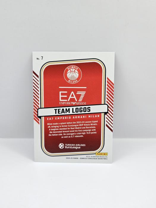 24-25 PANINI DONRUSS EUROLEAGUE ARMANI ''TEAM LOGOS'' 25TH ANNIVERSARY 14/25