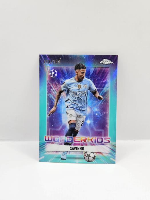 2024/25 TOPPS CHROME UEFA CLUB COMPETITIONS SAVINHO ''WONDERKIDS'' 098/199