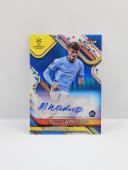 2024-25  TOPPS CHROME FINEST MATTY WARHURST AUTOGRAPH BLUE REFRACTOR 113/150 ROOKIE 