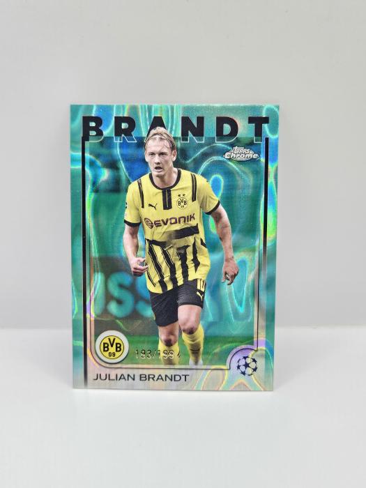 2024/25 TOPPS CHROME UEFA CLUB COMPETITIONS JULIAN BRANDT 193/199
