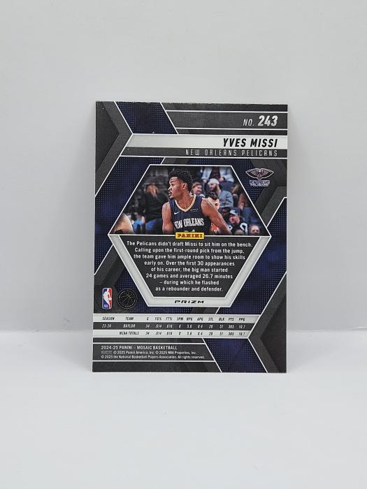 2024-25 PANINI MOSAIC YVES MISSI RED ROOKIE
