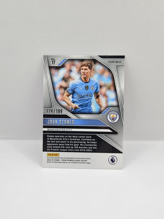 2024-25 PANINI PRIZM EPL JOHN STONES RED 174/199
